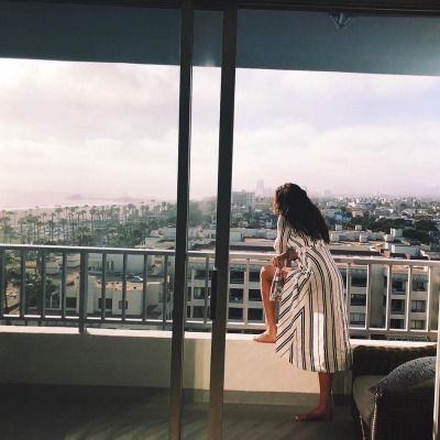 Taylor Centineo enjoying her vacation.